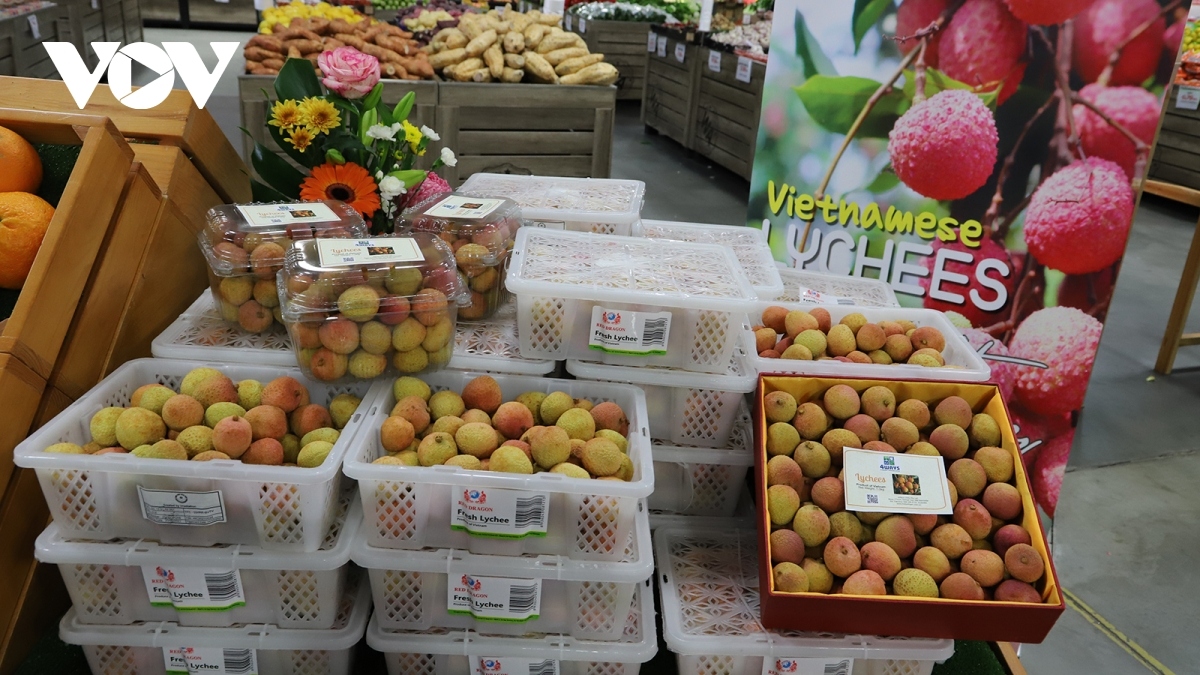 Some Vietnamese fruits such as litchees and durians have been exported to Australia.